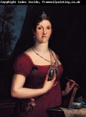 unknow artist Portrait of Carlota Joaquina de Borbon